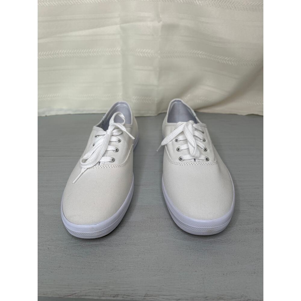 Keds Champion Canvas Lace Up Sneakers White Womens Size 8.5 - Picture 5 of 16